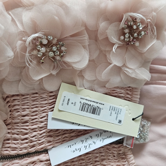 Alice + Olivia Pink Floral Mini Dress - Picture 5 of 9